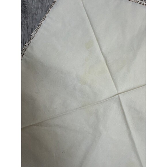 Set Of 9 Vintage Cloth Napkins With Acorn Fall Leaf Appliqué 16” Square Stained - Picture 6 of 10